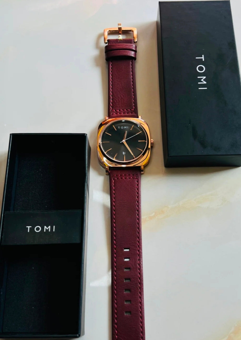 Tomi Coffee Gold Bussiness Class Watch