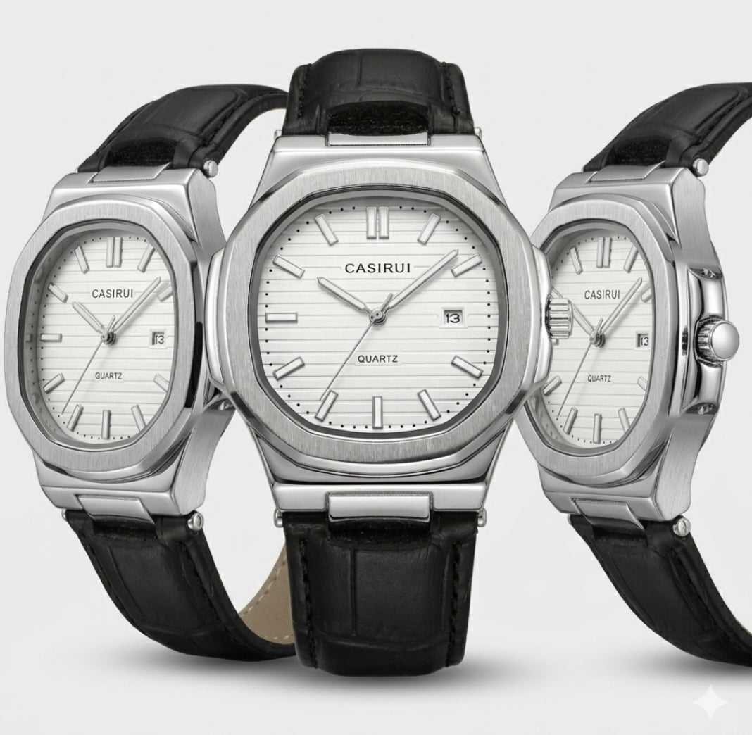 Black and White Dial Casirui Nautilis Watch